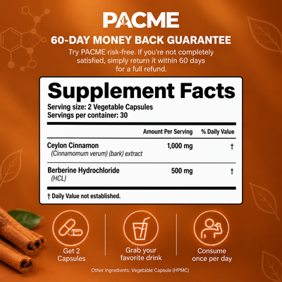 PACME | Ceylon Cinnamon Softgels