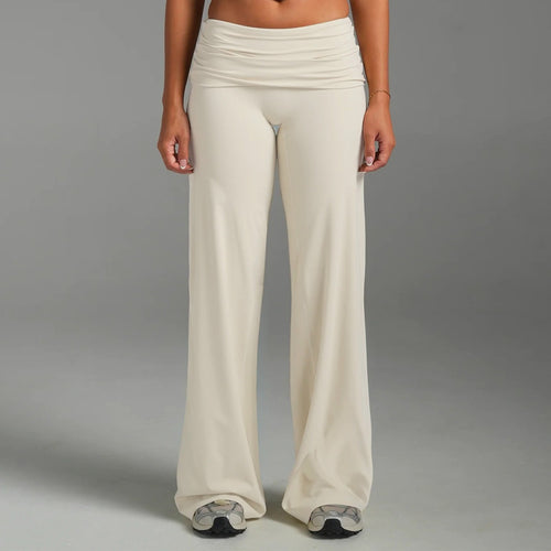 Soft Stretch Fold-over Pants
