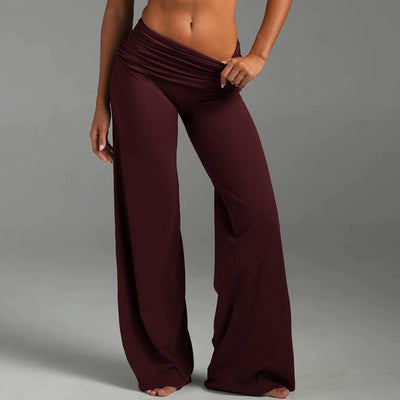 Soft Stretch Fold-over Pants