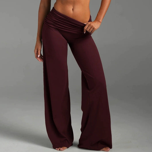 Soft Stretch Fold-over Pants
