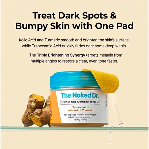 Kojic Acid TX Brightening Toner Pads